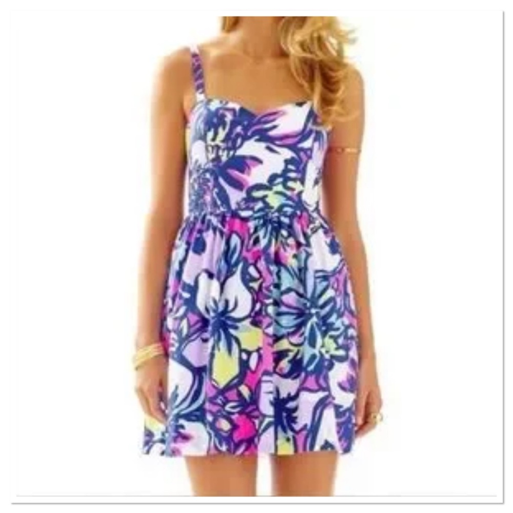 Reduced Today Only NWT Lilly Pulitzer Christine Dress Size 2 - Picture 2 of 9